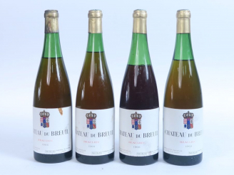 Vente aux enchères 4 BOUTEILLES CHÂTEAU DU BREUIL 'BEAULIEU' COTEAUX DU LAYON MISE NICOLA