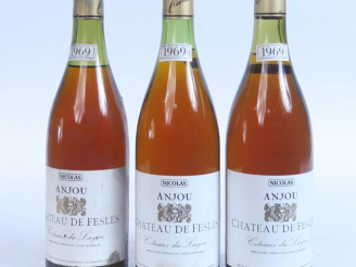 Vente aux enchères 3 BOUTEILLES ANJOU CHÂTEAU DE FESLES COTEAUX DU LAYON MISE NICOLAS - 1