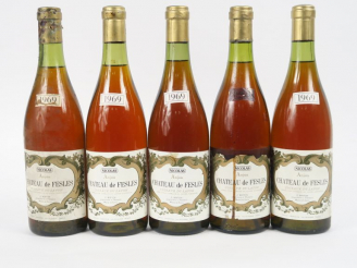 Vente aux enchères 5 BOUTEILLES ANJOU CHÂTEAU DE FESLES COTEAUX DU LAYON MISE NICOLAS - 1