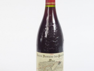 Vente aux enchères 1 BOUTEILLE CHÂTEAUNEUF DU PAPE DOMAINE DES PONTIFES - 1990 - 0,5 CM 
