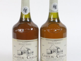 Vente aux enchères 2 BOUTEILLES CHÂTEAU CHALON BERTHET BONDET- 1990 - 
