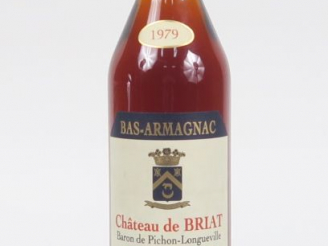 Vente aux enchères 1 BOUTEILLE BAS ARMAGNAC CHÂTEAU DE BRIAT 'BARON DE PICHON LONGUEVILLE
