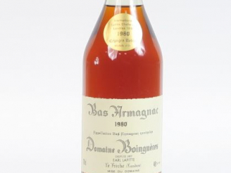 Vente aux enchères 1 BOUTEILLE BAS ARMAGNAC DOMAINE BOINGNERES - 1980 