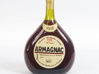 Vente aux enchères 1 MAGNUM ARMAGNAC V.S.O.P. - 1988 - MILLESIME MANUSCRIT  