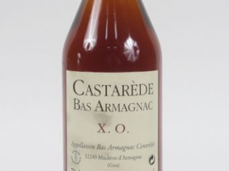 Vente aux enchères 1 BOUTEILLE BAS ARMAGNAC CASTAREDE X.O. - COFFRET