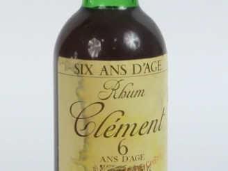 Vente aux enchères 1 BOUTEILLE RHUM CLEMENT 6 ANS D'AGE 44°