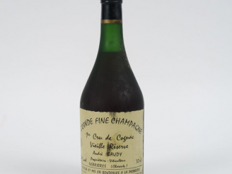 Vente aux enchères 1 BOUTEILLE GRANDE FINE CHAMPAGNE 1er CRU DE COGNAC 'VIEILLE RESERVE' 