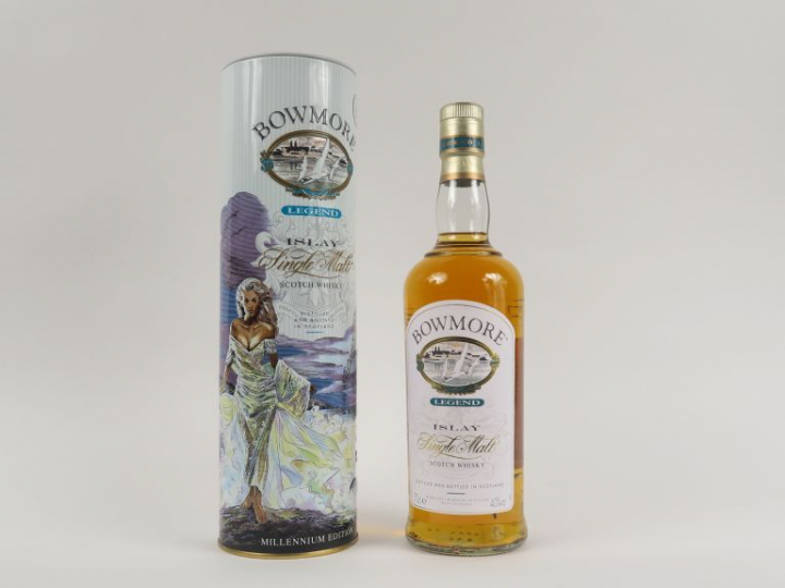 1  BOUTEILLE WHISKY BOWMORE LEGEND MILLENIUM EDITION - COFFRET