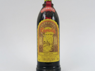 Vente aux enchères 1 BOUTEILLE (1 L) LIQUEUR DE CAFÉ KAHLUA