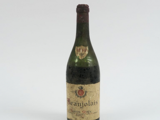 Vente aux enchères 1 BOUTEILLE BEAUJOLAIS LOUIS MAX - 1933 - 10,5 CM/ETA
