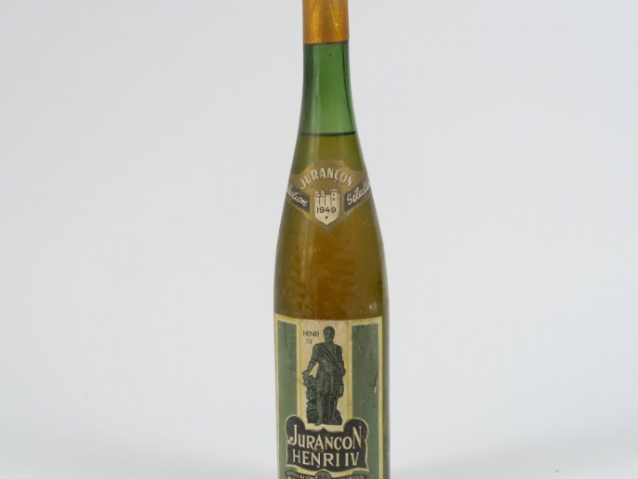 1 BOUTEILLE JURANCON HENRI IV - 1949 - 5,5 CM