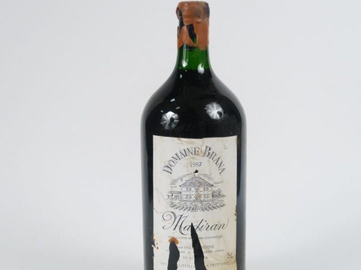 1 DOUBLE MAGNUM DOMAINE BRANA MADIRAN - 1987