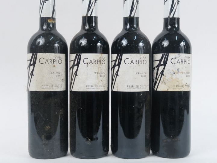 4 BOUTEILLES CARPIO RIBERA DEL DUERO - 2005