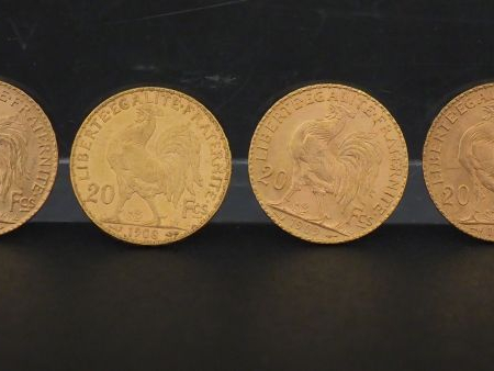 11 pièces de 20 francs or Frais de vente : 5 % TTC