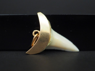 Vente aux enchères Pendentif griffe d'animal monture or. Poids tel : 3,07 g
