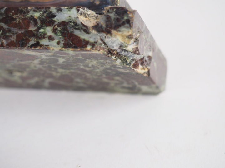 Raphael SCHWARTZ. "Danseuse à l'égyptienne". Sculpture en bronze argen