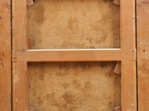 Ecole française XVIIème  « L’Adoration des mages » Huile sur toile.  D