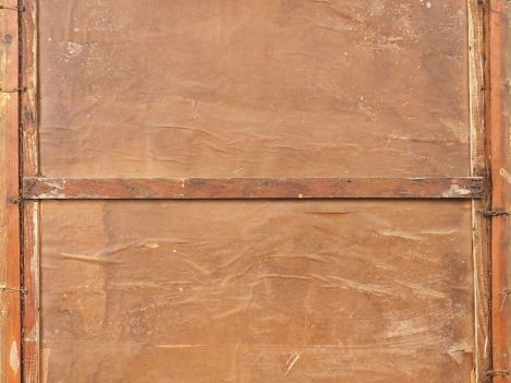 Ecole orientaliste fin XIXème début XXème. "Guerrier arabe nourissant 