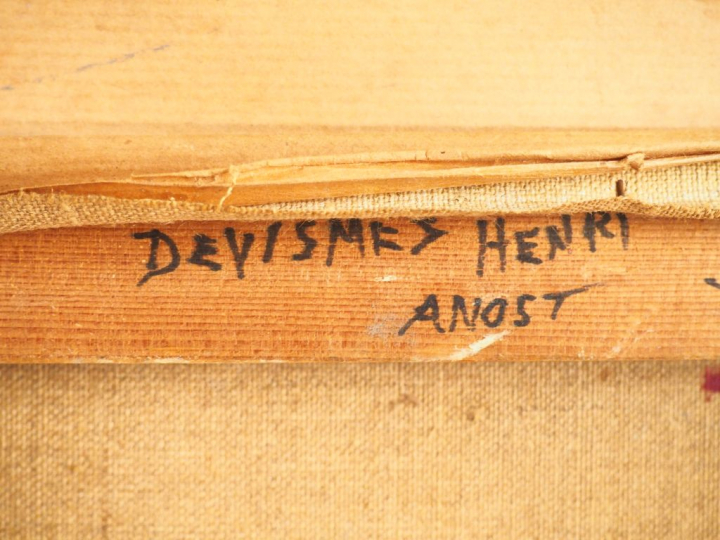 H. DEVISMES. "Montargis". Huile sur toile et datée 66 en bas à droite.