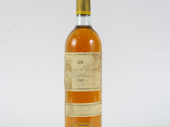 1 BOUTEILLE CHÂTEAU D'YQUEM 1er CCS SAUTERNES - 1980 - BG/ELT