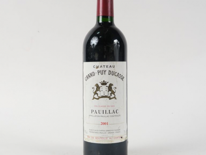 1 BOUTEILLE CHÂTEAU GRAND PUY DUCASSE GCC PAUILLAC - 2001