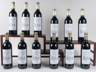 Vente aux enchères 12 BOUTEILLES CHÂTEAU LE BOSCQ CB ST ESTEPHE - 2001 - CBO