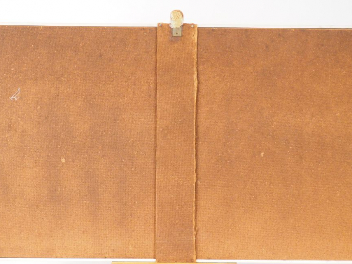 TU DUYEN "La leçon " Aquarelle sur soie, signée en bas à gauche Dim. 4