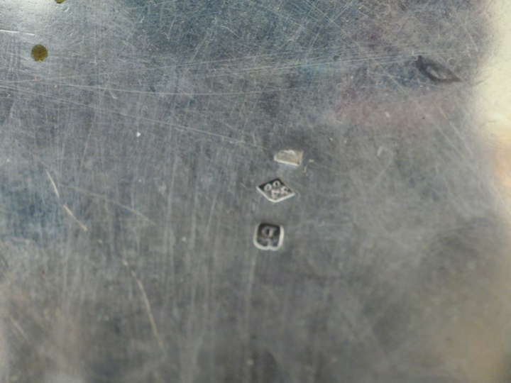 Légumier en argent de style Rocaille, travail étranger Poids : 1050 g