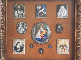 Vente aux enchères Lot de onze plaques en émail peint polychrome et grisaille, certaines 