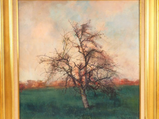 Vente aux enchères Michel CIRY. "Solitude végétale". Huile sur toile, signée en bas à gau