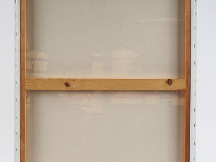 G. KARCHNER. "Calligraphie". Huile sur toile, signée en bas à gauche. 