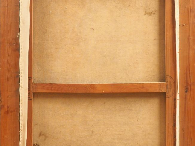 J. LAMUNO. "Portrait d'homme". Huile sur toile, signée en bas à gauche