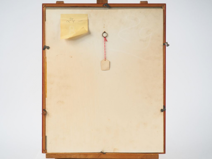 Jules PASCIN. "Ruelle en Afrique du Nord".  Dessin au crayon signé en 