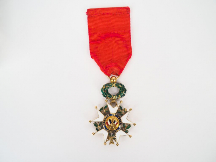Etoile d'officier de la légion d'honneur, 3ème République, avec ruban