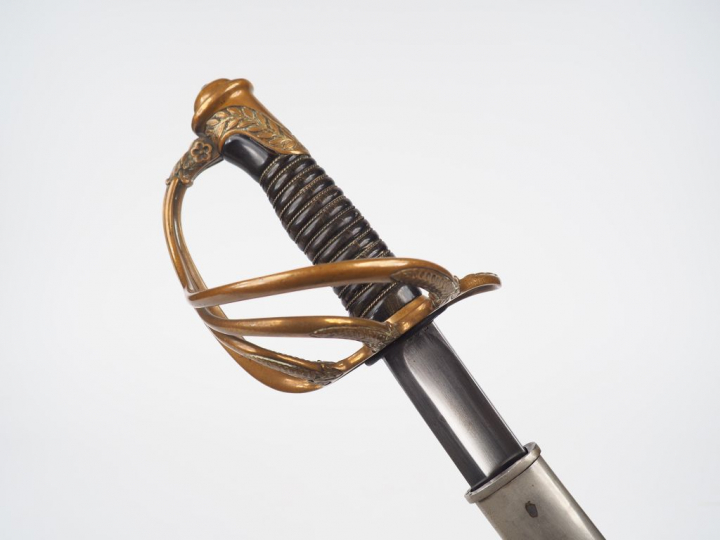 Sabre d'officier d'artillerie modèle 1822/99 fabriqué en 1908 à Châtel