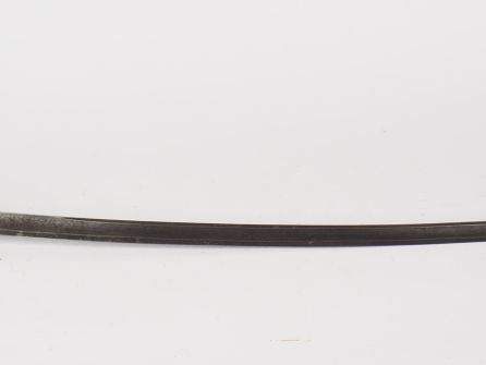 Sabre d'officier bancal type 1822 monture en bronze doré ciselé, lame 
