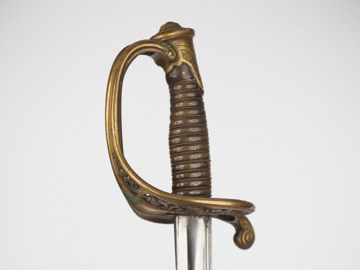 Sabre modèle 1845 d'adjudant, fabrication de la manufacture Nationale 