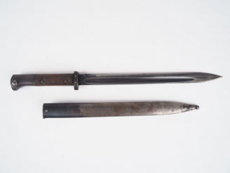 Vente aux enchères Baïonnette tchécoslovaque pour Mauser type 24 (T) Fabrication de 1928,
