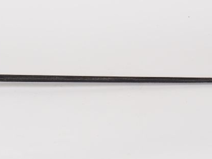 Sabre d'officier étranger, lame droite à dos lat et une gorge, fusée c
