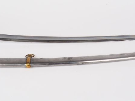 Réplique moderne d'un sabre de cavalerie anglaise, fabrication indienn