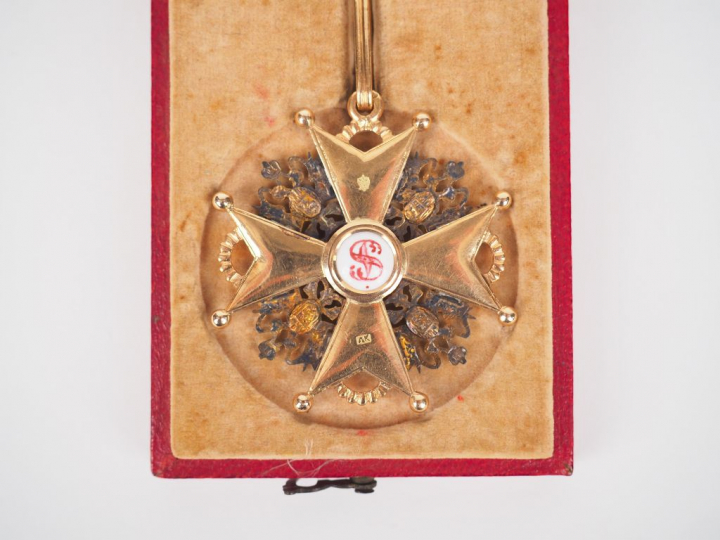 Belle croix de commandeur (seconde classe) de l'ordre de Saint Stanisl