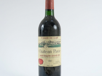 Vente aux enchères 1 BOUTEILLE CHÂTEAU PAVIE 1er GCC ST EMILION - 1987 - BG