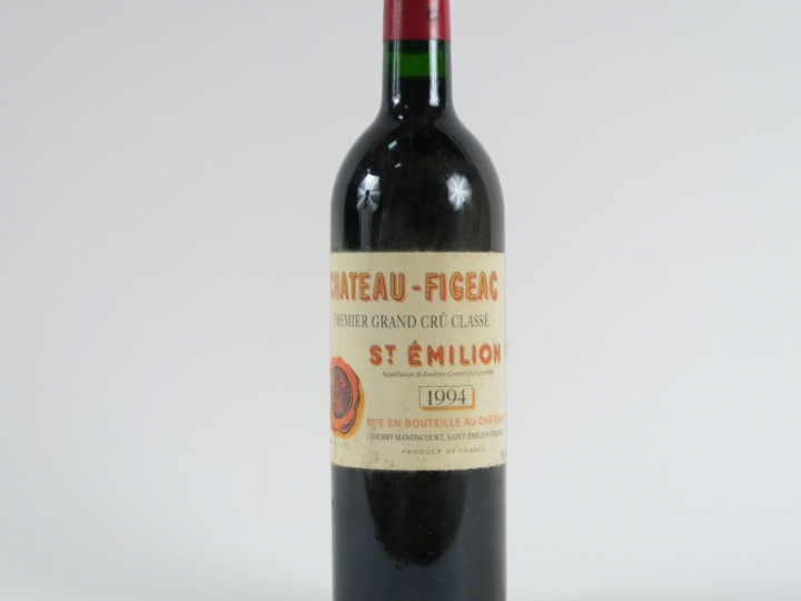 1 BOUTEILLE CHÂTEAU FIGEAC 1er GCC ST EMILION - 1994