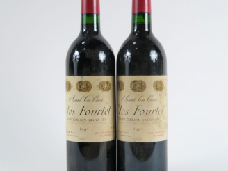 Vente aux enchères 2 BOUTEILLES CLOS FOURTET 1er GCC ST EMILION - 1994 - BG+