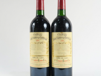 Vente aux enchères 2 BOUTEILLE CHÂTEAU BALESTARD LA TONNELLE GC ST EMILION - 1995 - BG