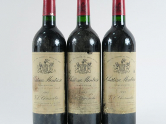 Vente aux enchères 3 BOUTEILLES CHÂTEAU MONTROSE GCC ST ESTEPHE - 1995 - ELF