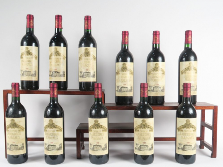 11 BOUTEILLES CHÂTEAU LABEGORCE MARGAUX - 1995 - BG