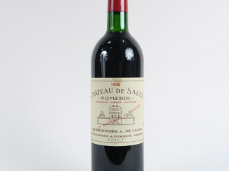 Vente aux enchères 1 BOUTEILLE CHÂTEAU DE SALES POMEROL - 1996 - BG
