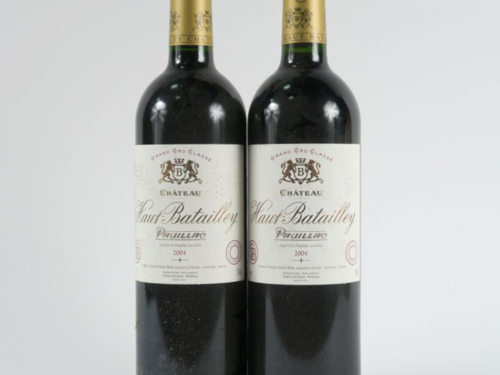 2 BOUTEILLES CHÂTEAU HAUT BATAILLEY GCC PAUILLAC - 2004