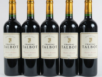 Vente aux enchères 5 BOUTEILLES CHÂTEAU TALBOT GCC ST JULIEN - 2005 - 2 ETLA